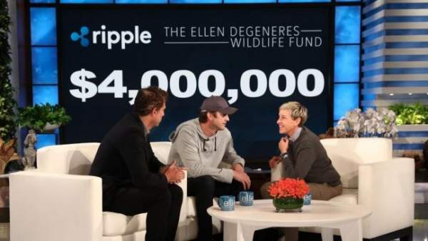 Ashton Kutcher y Ellen DeGeneres Ashton Kutcher y Ellen DeGeneres