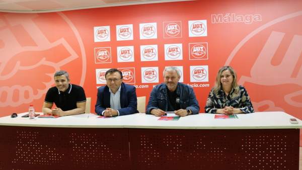 Antonio González, Heredia, Ramón UGT y Begoña Tundidor PSOE y Prisiones Antonio González, Heredia, Ramón UGT y Begoña Tundidor PSOE y Prisiones