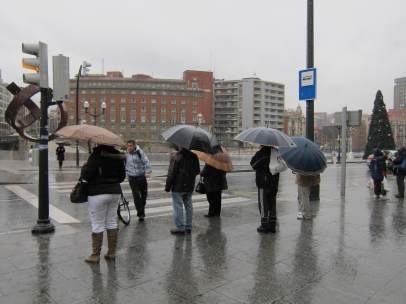 Lluvia en España