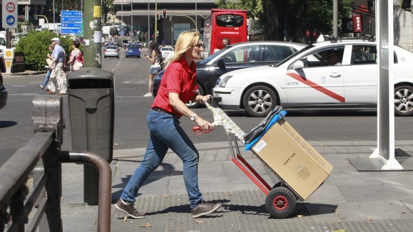 Mujer trabajando Mujer trabajando