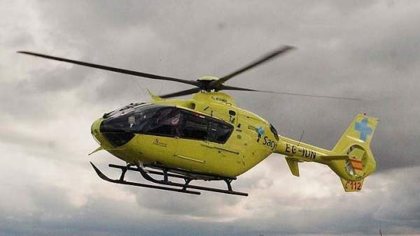 Valladolid.- Helicóptero medicalizado Valladolid.- Helicóptero medicalizado