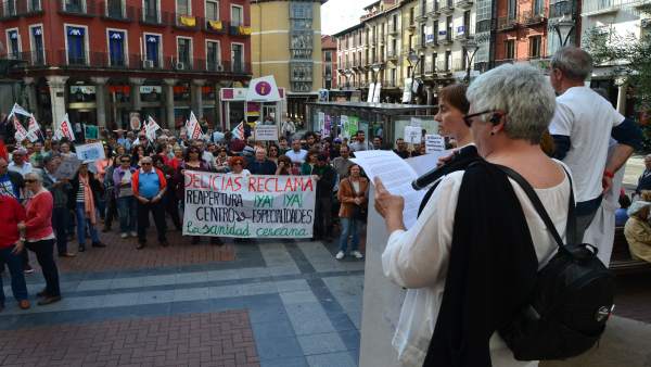 Valladolid (26-05-2018).- Concentración Sanidad Valladolid (26-05-2018).- Concentración Sanidad