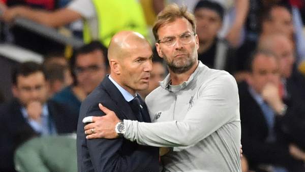 Zidane y Klopp Zidane y Klopp