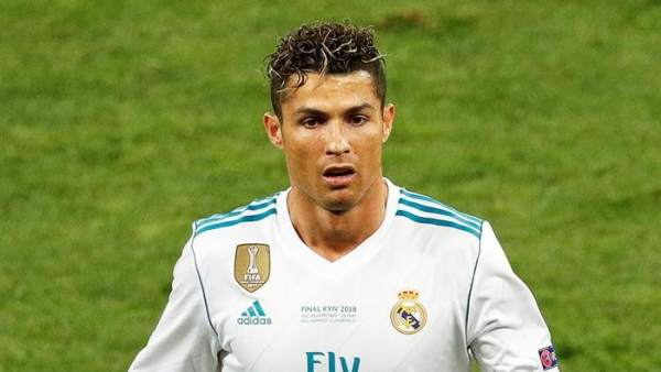 Cristiano Ronaldo, en la final de la Champions contra el Liverpool. Cristiano Ronaldo, en la final de la Champions contra el Liverpool.