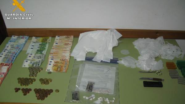 Material incautado en el operativo de la Guardia Civil Material incautado en el operativo de la Guardia Civil