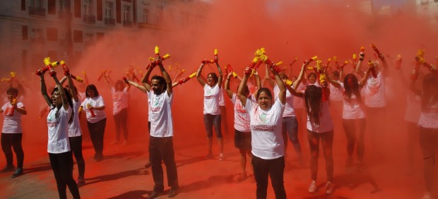 Concentración contra la tauromaquia.