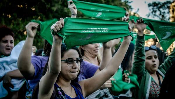 Manifestación pro aborto legal en Argentina Manifestación pro aborto legal en Argentina