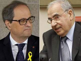 Quim Torra y Alfonso Guerra