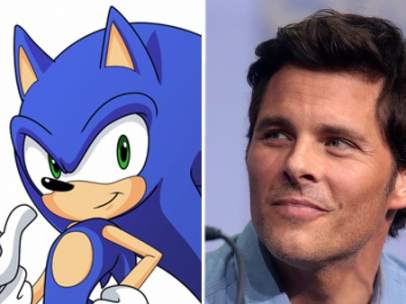 Sonic el Erizo y James Marsden.