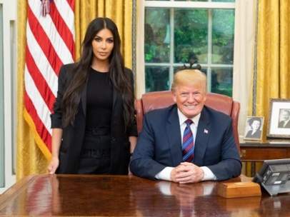 Donald Trump y Kim Kardashian
