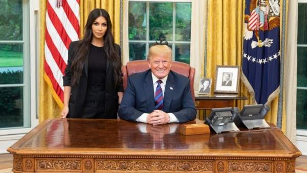 Donald Trump y Kim Kardashian Donald Trump y Kim Kardashian