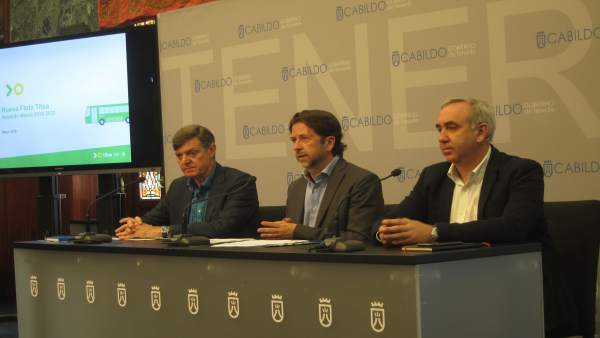 Presentación de las nuevas guaguas Presentación de las nuevas guaguas