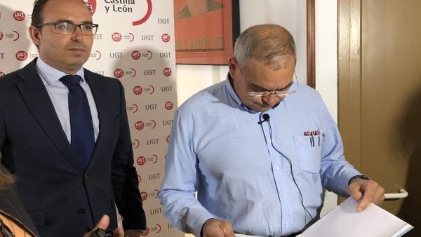 Víctor Alonso (izquierda) y Evelio Angulo (derecha), 31-5-18 Víctor Alonso (izquierda) y Evelio Angulo (derecha), 31-5-18