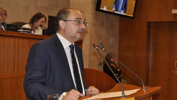 El presidente del Gobierno aragonés, Javier Lambán El presidente del Gobierno aragonés, Javier Lambán