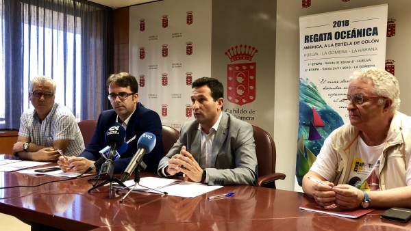 Presentación de la regata oceánica Huelva-La Gomera. Presentación de la regata oceánica Huelva-La Gomera.