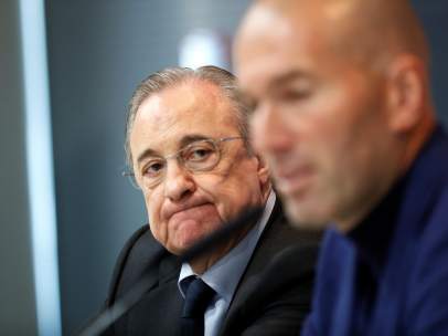 Florentino Pérez y Zinedine Zidane