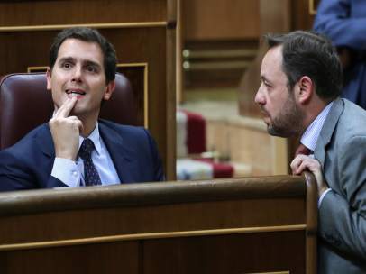 Rivera, en la moción de censura.