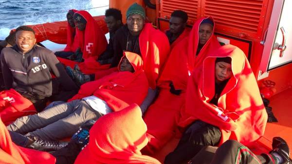 Inmigrantes rescatados esta semana en Tarifa por Salvamento Marítimo Inmigrantes rescatados esta semana en Tarifa por Salvamento Marítimo