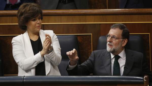 Sáenz de Santamaría y Rajoy Sáenz de Santamaría y Rajoy