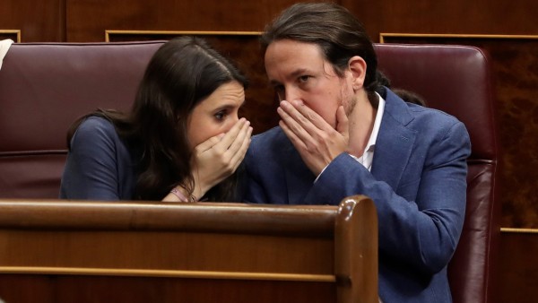 Pablo Iglesias e Irene Montero Pablo Iglesias e Irene Montero