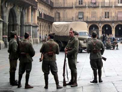 Rodaje de la película de Amenábar en Salamanca.