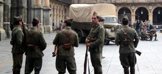 Rodaje de la película de Amenábar en Salamanca.