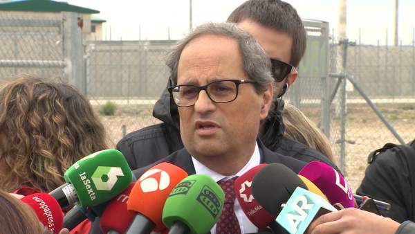 Torra quiere reunirse con Sánchez con "urgencia" Torra quiere reunirse con Sánchez con "urgencia"