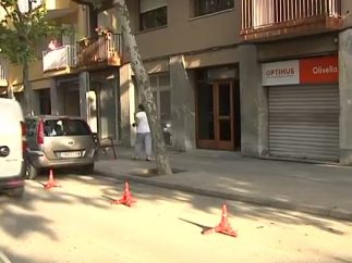 Edificio donde se ha localizado el cadáver de una menor