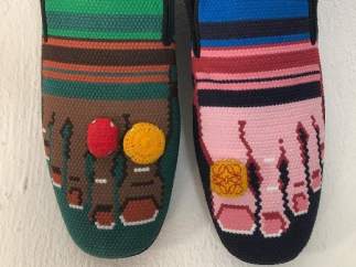 Zapatillas con dedos
