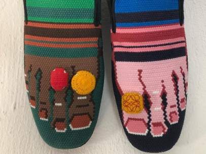 Zapatillas con dedos
