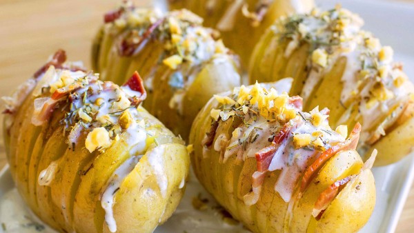 Patatas Hasselback Patatas Hasselback