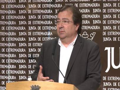 Guillermo Fernández Vara en la Junta de Extremadura