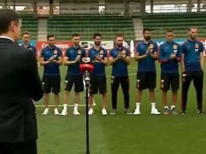 De Gea no aplaude a Sánchez