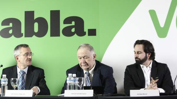 Ortega Lara y Santiago Abascal fundan Vox Ortega Lara y Santiago Abascal fundan Vox