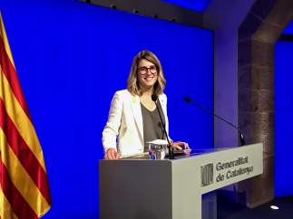 La consellera de Presidencia y portavoz del Govern, Elsa Artadi.