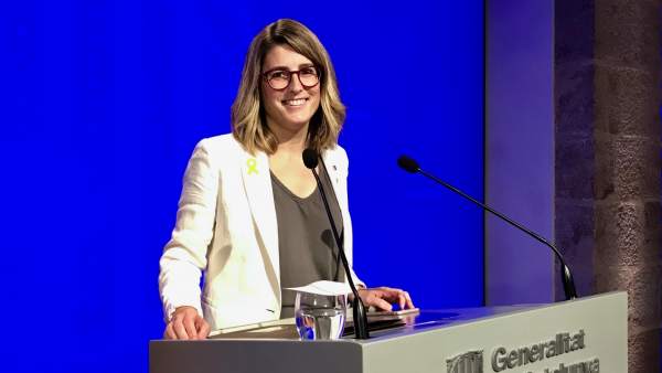 La consellera de Presidencia y portavoz del Govern, Elsa Artadi. La consellera de Presidencia y portavoz del Govern, Elsa Artadi.