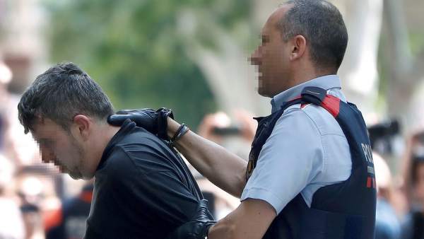 El detenido en Vilanova i la Geltrú El detenido en Vilanova i la Geltrú