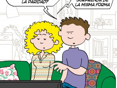 Paridad de gobierno, viñeta de Nepomuk