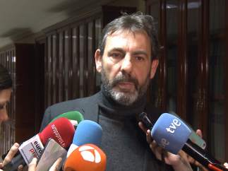 Óscar Camps en delcaraciones a la salida del congreso