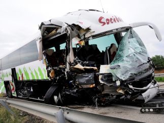 Accidente de autobús en Toledo