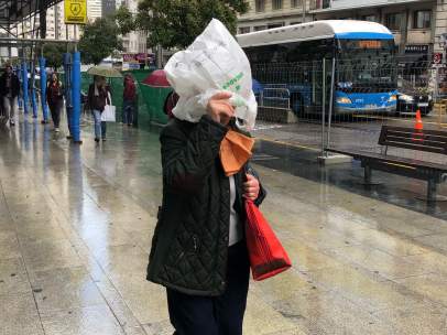 Lluvia en Madrid