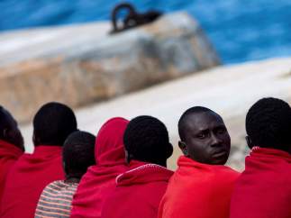Rescate de inmigrantes