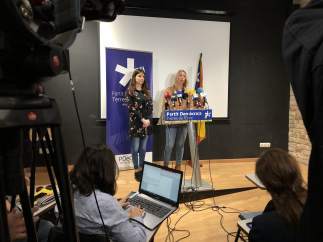 Rueda de prensa de la exdirectora del ISPC Annabel Marcos.