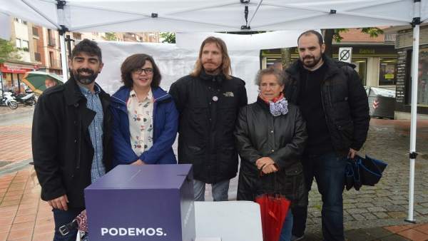 Podemos presenta su campaña en Segovia, 11-6-18 Podemos presenta su campaña en Segovia, 11-6-18