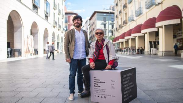 Alejandro Cortés y Teresa Ramón, hoy en Huesca Alejandro Cortés y Teresa Ramón, hoy en Huesca