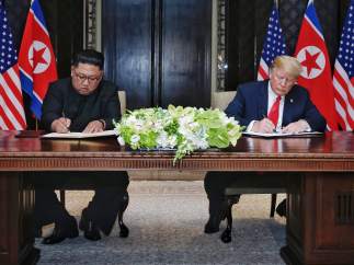 Donald Trump y Kim Jong-un