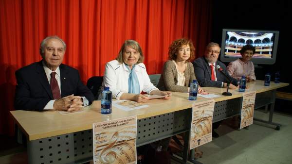 Presentación concurso canto Albacete Presentación concurso canto Albacete
