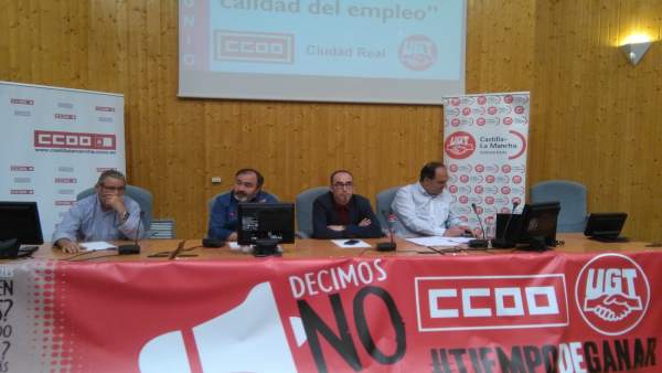 UGT y CCOO en Ciudad Real UGT y CCOO en Ciudad Real