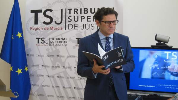 El presidente del TSJRM, Miguel Pascual del Riquelme El presidente del TSJRM, Miguel Pascual del Riquelme