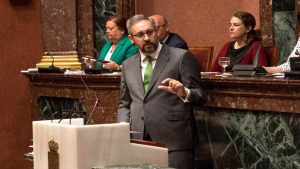 Víctor Martínez, portavoz GPPopular en Debate Estado Región Víctor Martínez, portavoz GPPopular en Debate Estado Región